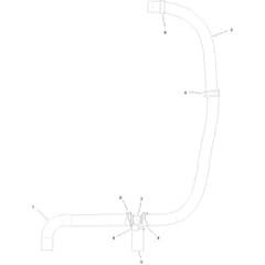 Toro GrandStand 122cm - 72504TE (412200000 - 414299999) Overflow Hose