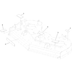 Toro GrandStand 122cm - 72504TE (417100000 - 417499999) Deck Decal No. 139-8093