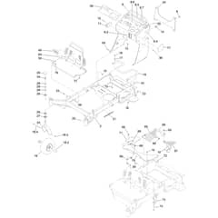 Toro GrandStand 122cm - 72542TE (414200000 - 416999999) Frame
