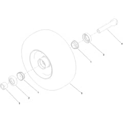 Toro GrandStand 122cm - 72542TE (400000000 - 411799999) Wheel and Bearing