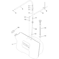 Toro GrandStand 91cm - 74534TE (310000001 - 310999999) Fuel Tank
