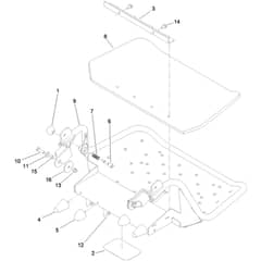 Toro GrandStand 91cm - 74534TE (310000001 - 310999999) Platform No. 117-7675
