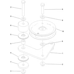 Toro GrandStand 91cm - 74534TE (313000001 - 313999999) Pump Idler No. 117-7685