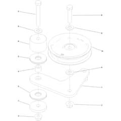 Toro GrandStand 91cm - 74534TE (316000001 - 316999999) Pump Idler No. 117-7685