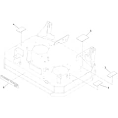Toro GrandStand 91cm - 74540TE (413000000 - 417999999) Deck Decal No. 134-3657