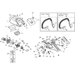 GSH 56 - Oleo-Mac Chainsaw Tank Diagram