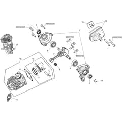 GST 250 - Oleo-Mac Chainsaw Engine Diagram