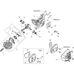 GST 360 - Oleo-Mac Chainsaw Engine Diagram