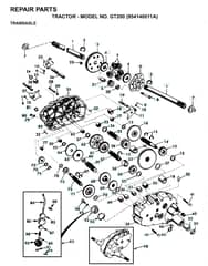Husqvarna Gt200 - Transmission