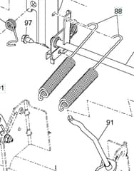 Husqvarna Gt48Xlsi - Mower Lift Lever