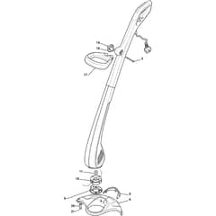 GT 104c - 2022-2025 - 252035002/ST1 - Stiga Trimmer Trimmer Diagram
