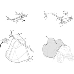 GT 30e - 2021 - 2T2205447/AT1 - Atco Ride On Mower Optionals Diagram