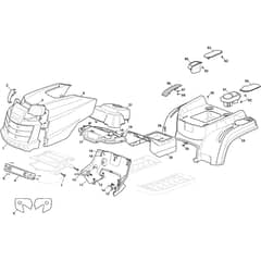 GT 38H Twin - 2022-2025 - 2T2630447/AT2 - Atco Ride On Mower Body Diagram