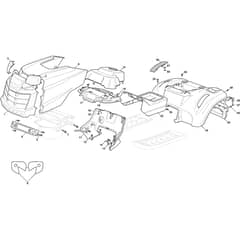 GT 38HR - 2022-2023 - 2T0620447/AT2 - Atco Ride On Mower Body Diagram