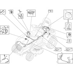 GT 38MR - 2021-2024 - 2T0530447/AT1 - Atco Ride On Mower Electrical Parts Diagram
