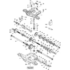 GT 38MR - 2021-2024 - 2T0530447/AT1 - Atco Ride On Mower Transmission Diagram