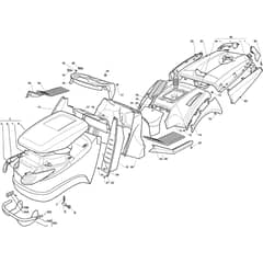 GT 40H Twin - 2012 - 2T0980247/AT2 - Atco Ride On Mower Body Diagram