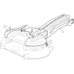 GT 40H Twin - 2012 - 2T0980247/AT2 - Atco Ride On Mower Guards Diagram