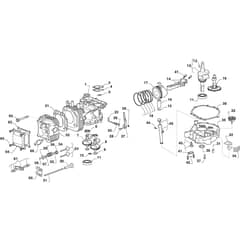 GT 43HR - 2022-2025 - 2T1210447/AT2 - Atco Ride On Mower Piston Diagram