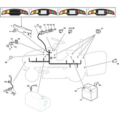 GT 48H Twin - 2013-2020 - 2T1310247/AT3 - Atco Ride On Mower Electrical Parts Diagram