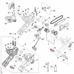 Stihl GTA 40 - Spare Parts - Parts Diagram