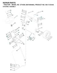 Husqvarna Gth200 - Steering
