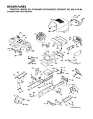 Husqvarna Gth2248 Xp - Chassis & Enclosures