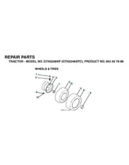 Husqvarna Gth2248 Xp - Wheels & Tyres