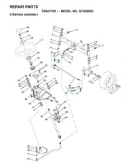 Husqvarna Gth2250C - Steering
