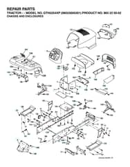 Husqvarna Gth2254 Xp - Chassis & Enclosures