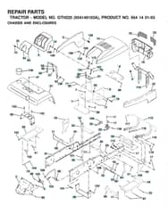 Husqvarna Gth225 - Chassis & Enclosures
