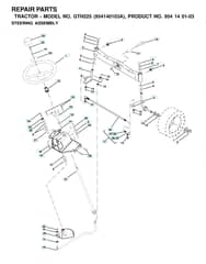 Husqvarna Gth225 - Steering