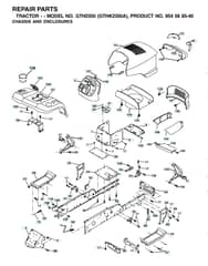 Husqvarna Gth2350 - Chassis & Enclosures