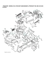 Husqvarna Gth2448 T - Chassis & Enclosures