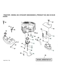 Husqvarna Gth2448 T - Engine