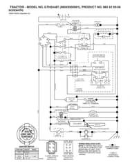 Husqvarna Gth2448 T - Schematic