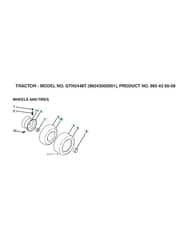 Husqvarna Gth2448 T - Wheels & Tyres