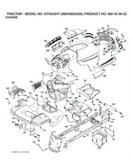 Husqvarna Gth2454 T - Chassis & Enclosures
