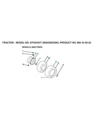 Husqvarna Gth2454 T - Wheels & Tyres