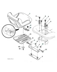 Husqvarna Gth24V52Ls - Seat