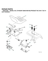 Husqvarna Gth250 Xp - Seat