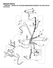 Husqvarna Gth2548 - Electrical