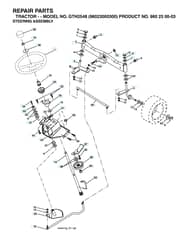 Husqvarna Gth2548 - Steering