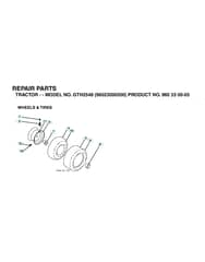 Husqvarna Gth2548 - Wheels & Tyres
