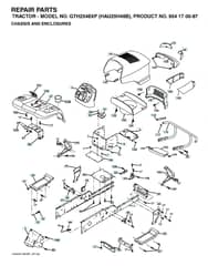 Husqvarna Gth2548 Xp - Chassis & Enclosures