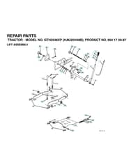 Husqvarna Gth2548 Xp - Mower Lift & Deck Lift
