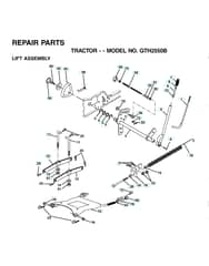 Husqvarna Gth2550 B - Mower Lift & Deck Lift