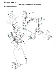 Husqvarna Gth2550 B - Steering