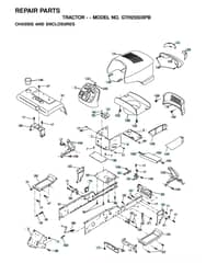 Husqvarna Gth2550 Xp B - Chassis & Enclosures