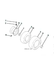 Husqvarna Gth260 Twin - Wheels & Tyres